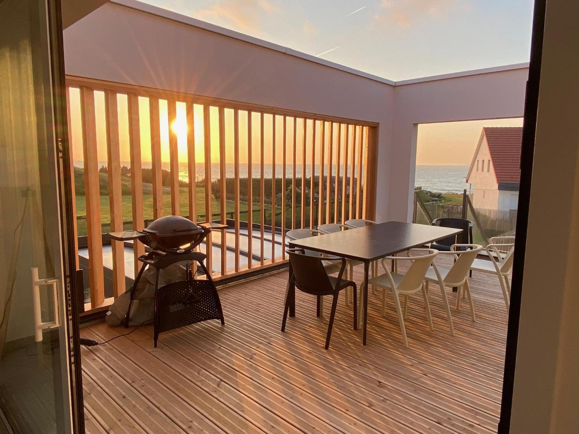 B&B Sangatte-Calais - Terrasse Vue Mer - 2 Min A Pied De La Plage Exteriör bild